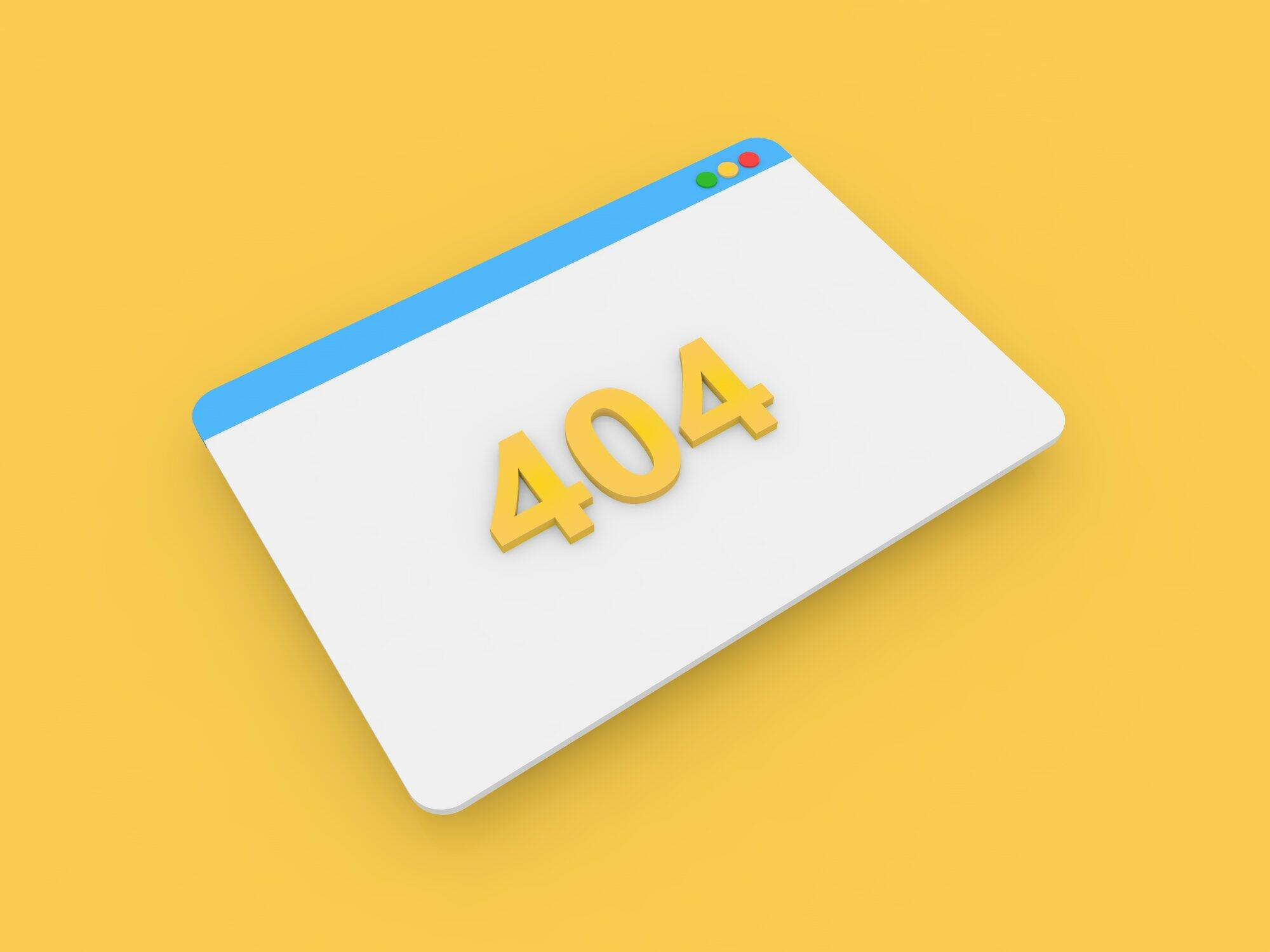 404 pagina niet gevonden